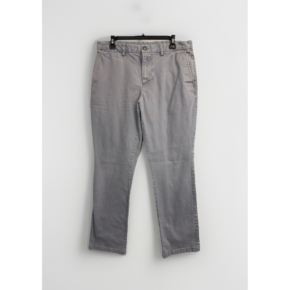 Old Navy Pants‎ Men's 34X31 Gray Ultimate Straight Built In Flex Cotton Blend